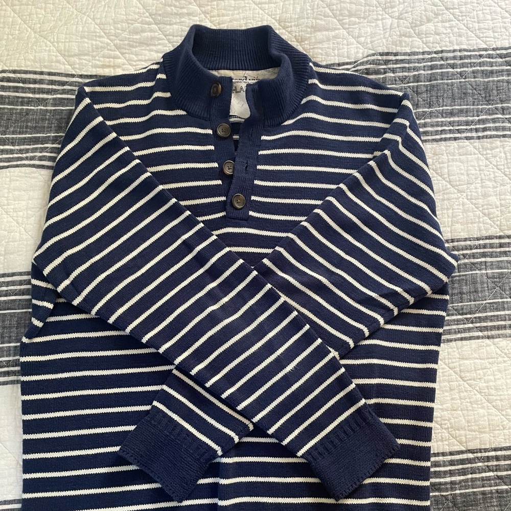 Vineyard Vines Blue Striped Sweater XL
